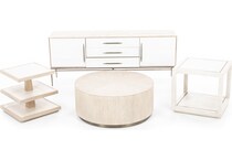 hooker furniture brown end table ccade  