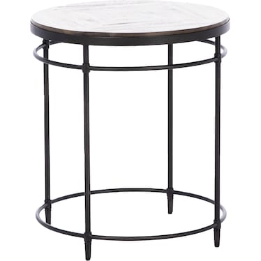 Saint Armand Round End Table