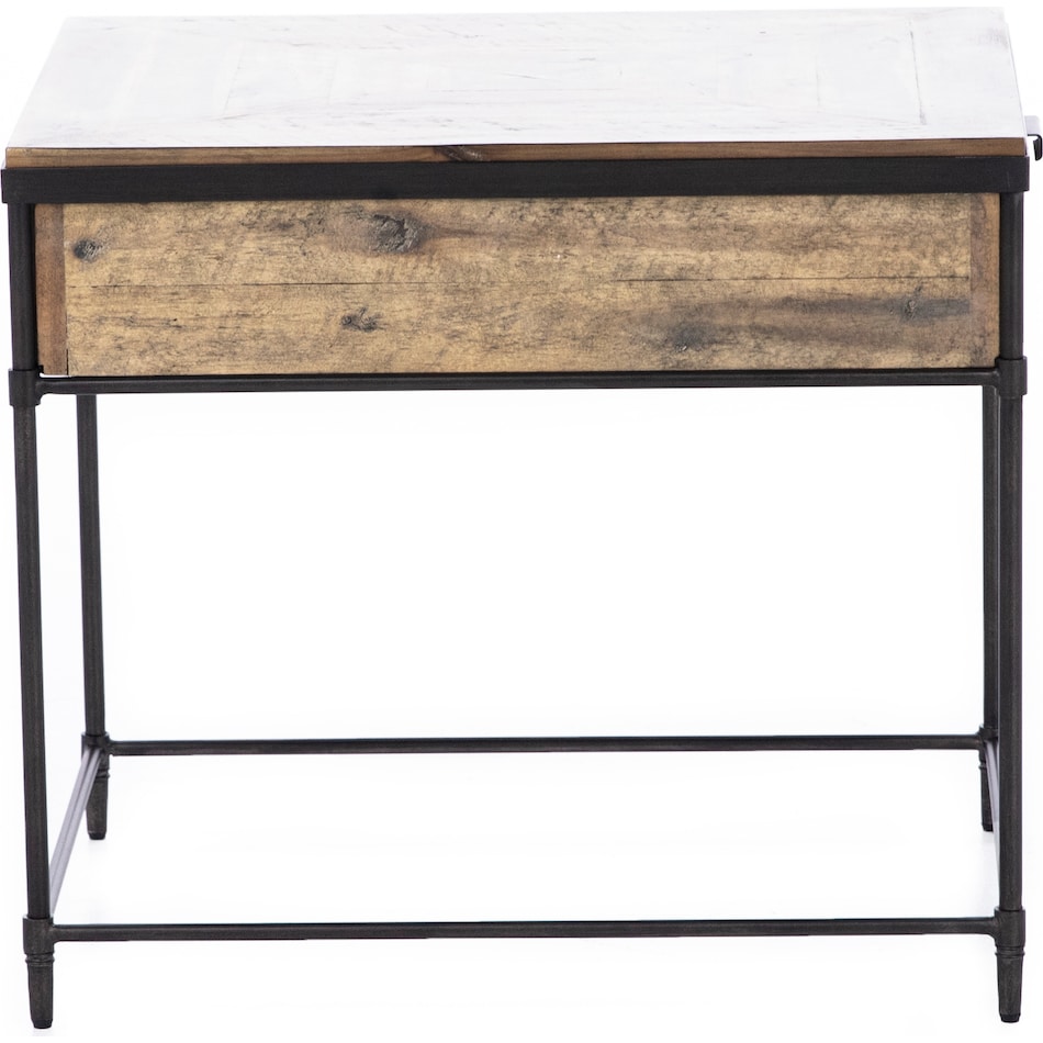 hooker furniture brown end table saint  
