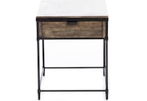 hooker furniture brown end table saint  