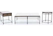 hooker furniture brown end table saint  