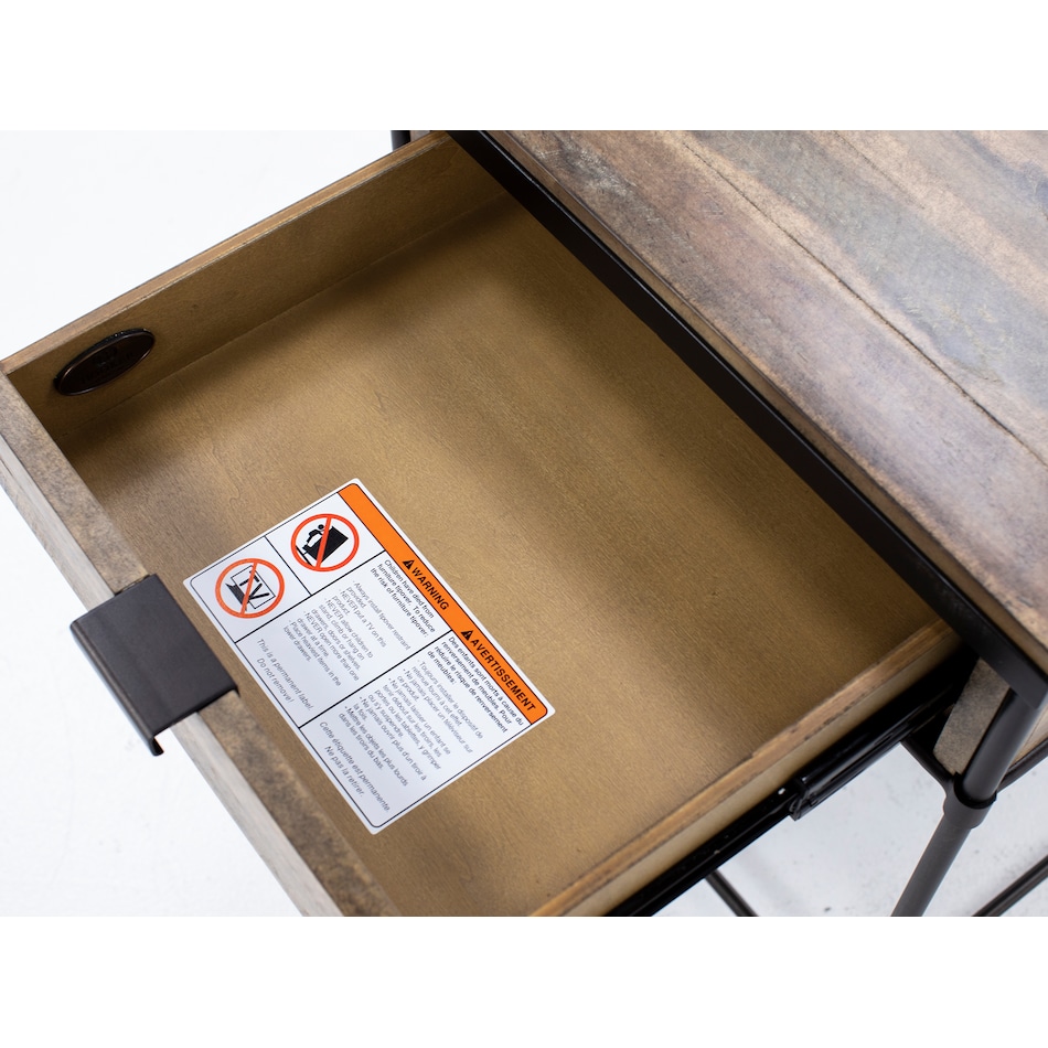 hooker furniture brown end table saint  