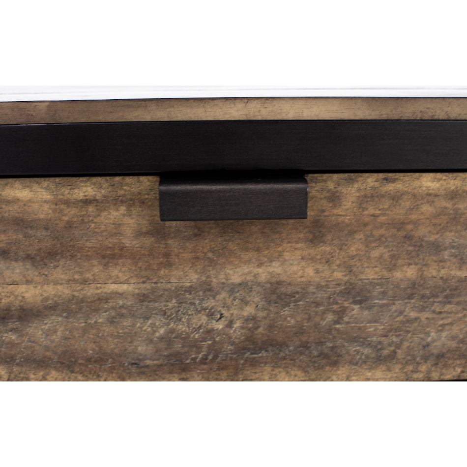 hooker furniture brown end table saint  