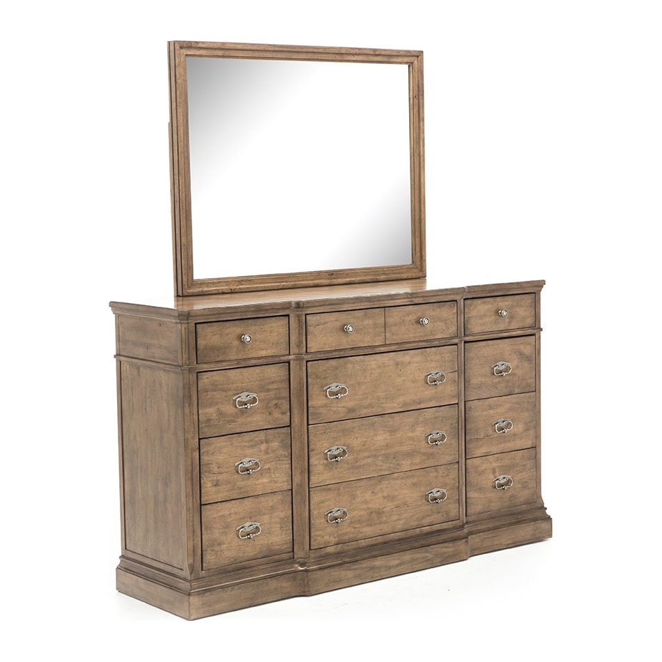 hooker furniture brown mirror   