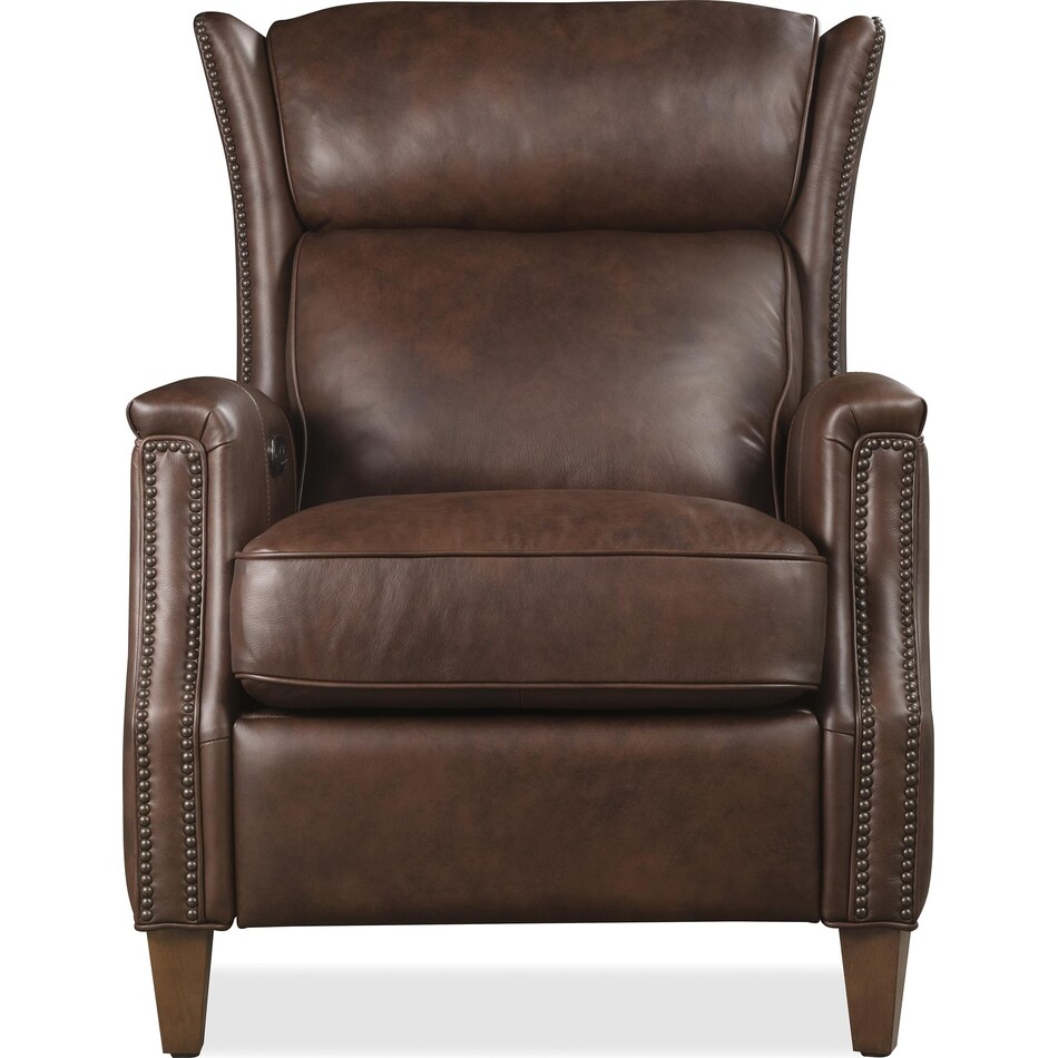 hooker furniture brown recliner mto  