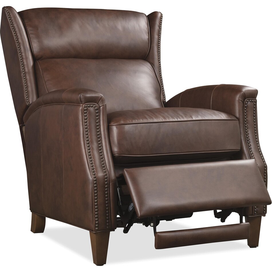 hooker furniture brown recliner mto  