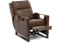 hooker furniture brown recliner z  
