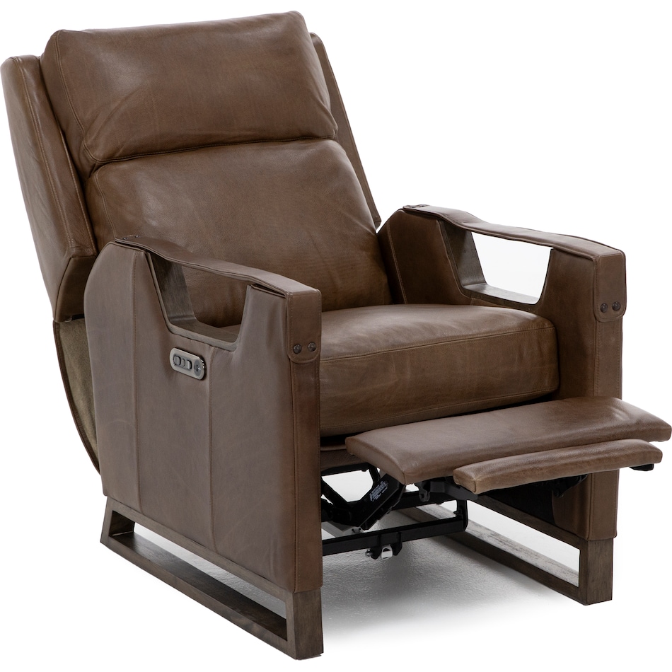 hooker furniture brown recliner z  
