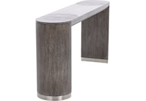hooker furniture brown sofa table moo  
