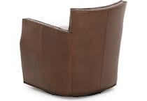 hooker furniture brown swivel chair z  