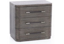 hooker furniture brown three drawer   