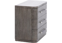 hooker furniture brown three drawer   