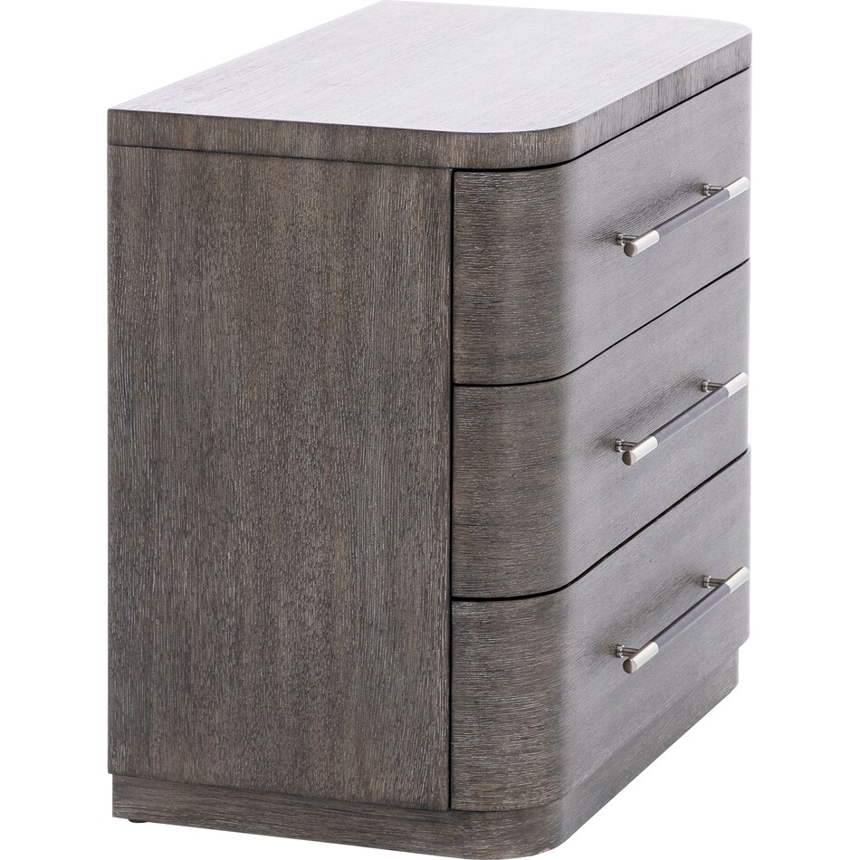hooker furniture brown three drawer   