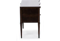 hooker furniture brown two drawer   