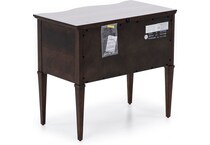 hooker furniture brown two drawer   