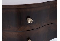 hooker furniture brown two drawer   