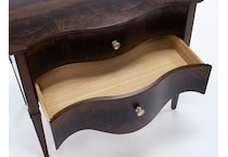 hooker furniture brown two drawer   