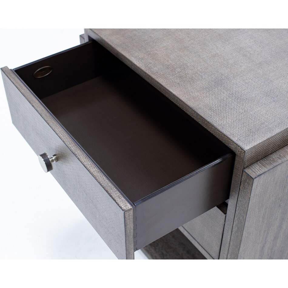 hooker furniture brown two drawer   