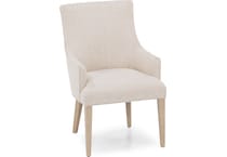 hooker furniture cream inch standard seat height arm chair   