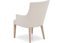 hooker furniture cream inch standard seat height arm chair   