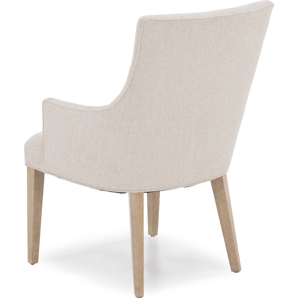 hooker furniture cream inch standard seat height arm chair   