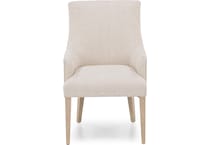 hooker furniture cream inch standard seat height arm chair   