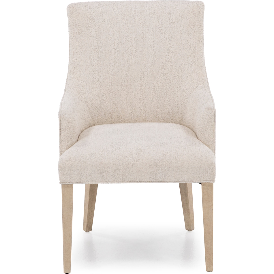 hooker furniture cream inch standard seat height arm chair   
