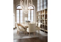 hooker furniture cream inch standard seat height side chair   