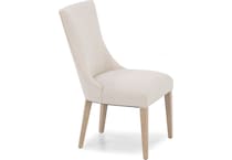 hooker furniture cream inch standard seat height side chair   