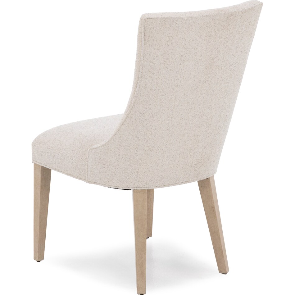 hooker furniture cream inch standard seat height side chair   