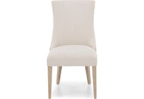 hooker furniture cream inch standard seat height side chair   