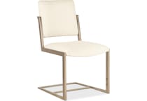 hooker furniture cream inch standard seat height side chair   