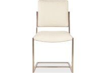 hooker furniture cream inch standard seat height side chair   