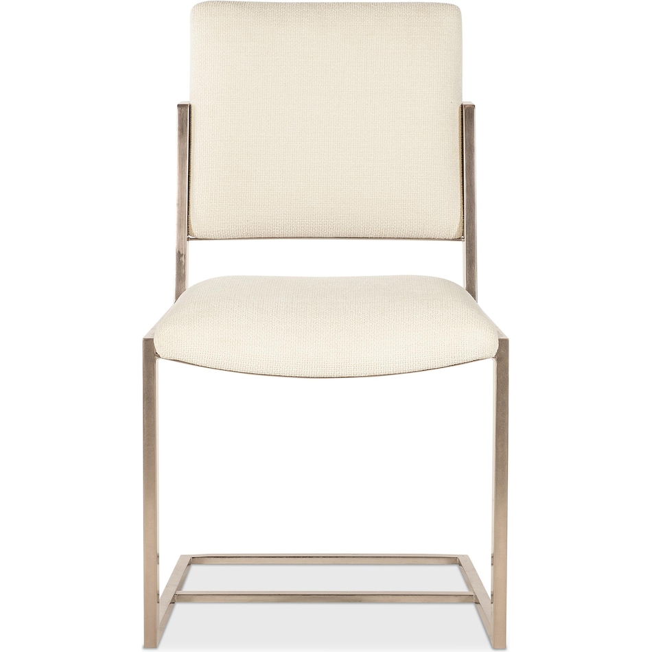 hooker furniture cream inch standard seat height side chair   