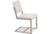 hooker furniture cream inch standard seat height side chair   