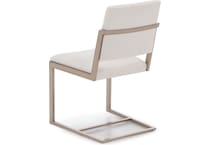 hooker furniture cream inch standard seat height side chair   