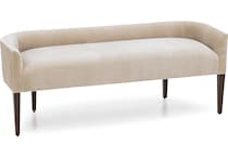 hooker furniture cream bench   
