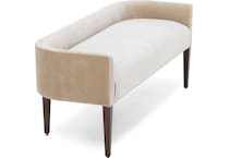 hooker furniture cream bench   