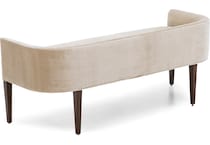 hooker furniture cream bench   