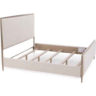 Westwood Upholstered Metal Bed