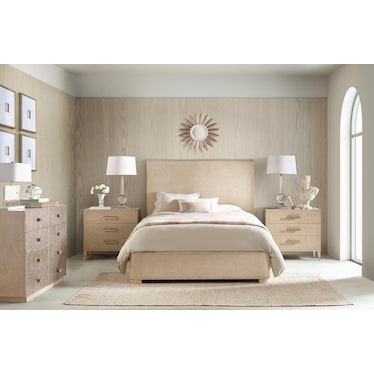 Westwood Upholstered Metal Bed