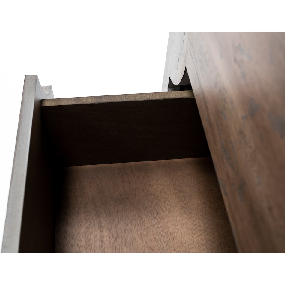 hooker furniture distressed three drawer   