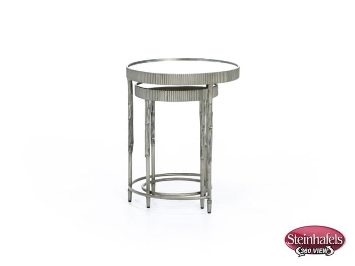 hooker furniture grey chairside table  image grand  