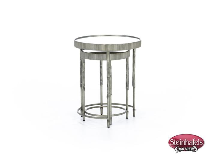 hooker furniture grey chairside table  image grand  