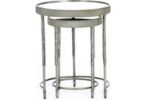 hooker furniture grey chairside table grand  