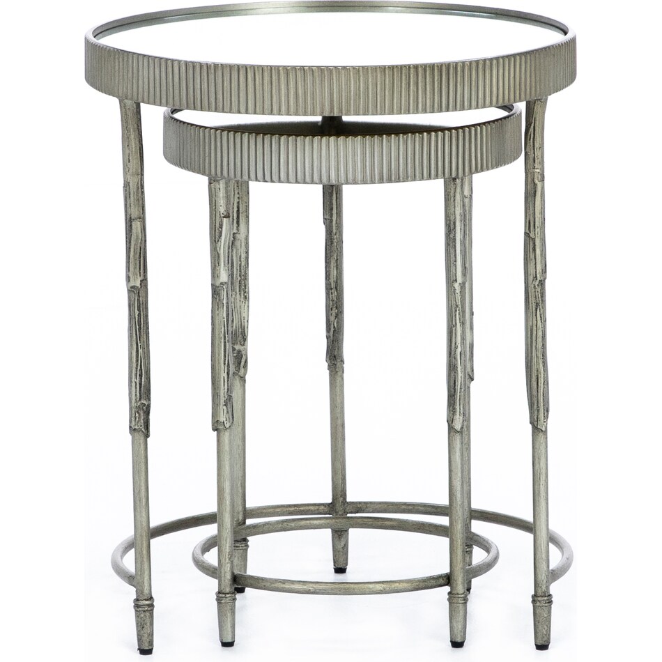 hooker furniture grey chairside table grand  