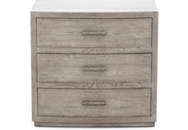 hooker furniture grey three drawer   