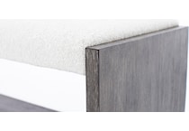 hooker furniture mink bench   