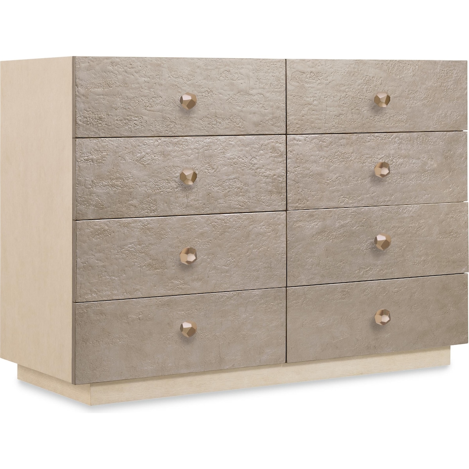 hooker furniture polished limestone double   