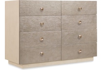 hooker furniture polished limestone double   